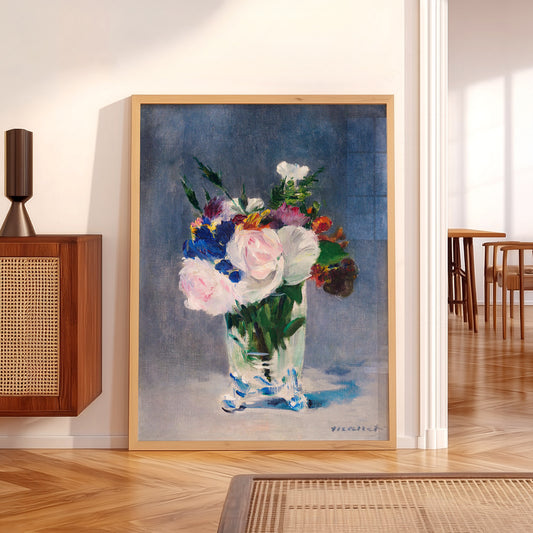 Édouard Manet Flowers in a Crystal Vase Print – Impressionist Wall Art — artwork preview 5