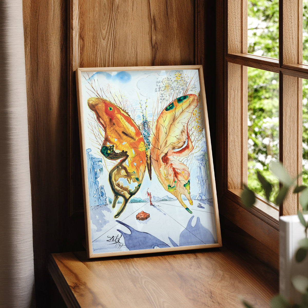 Salvador Dali Venus Butterfly Art Print — artwork preview 7