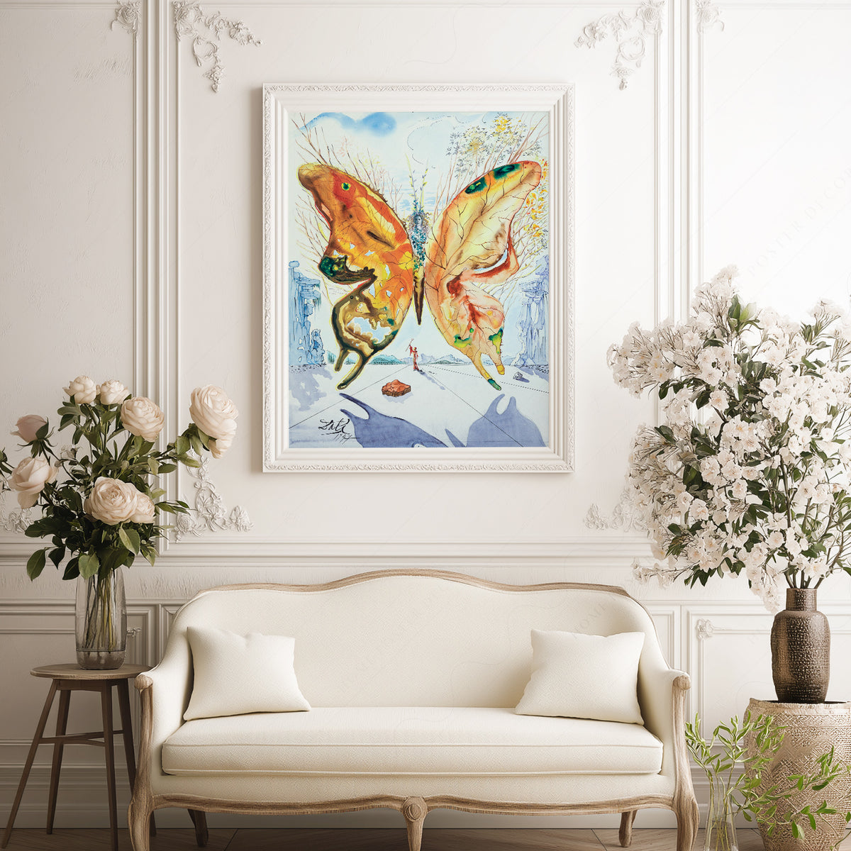 Salvador Dali Venus Butterfly Art Print — artwork preview 17