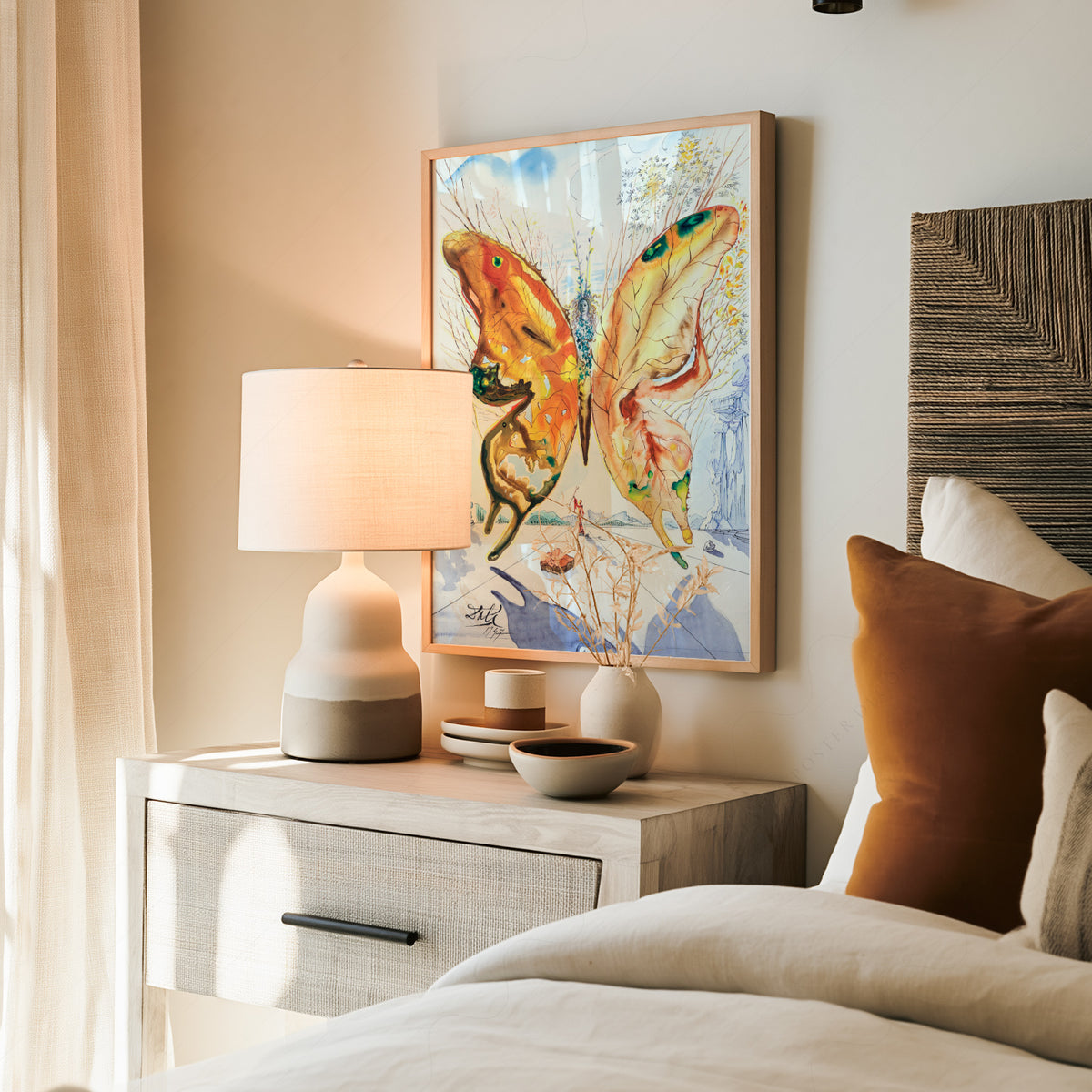 Salvador Dali Venus Butterfly Art Print — artwork preview 19