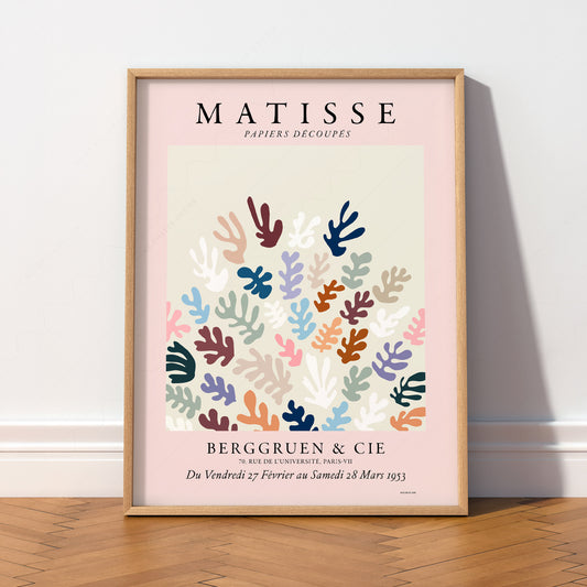 Henri Matisse Papiers Découpés Exhibition Poster – Modern Art Print — artwork preview 2
