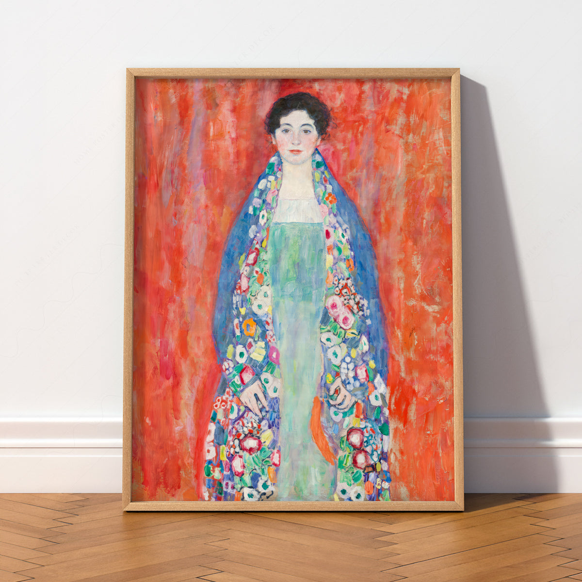 Gustav Klimt Portrait of Fraulein Lieser Art Print — artwork preview 2
