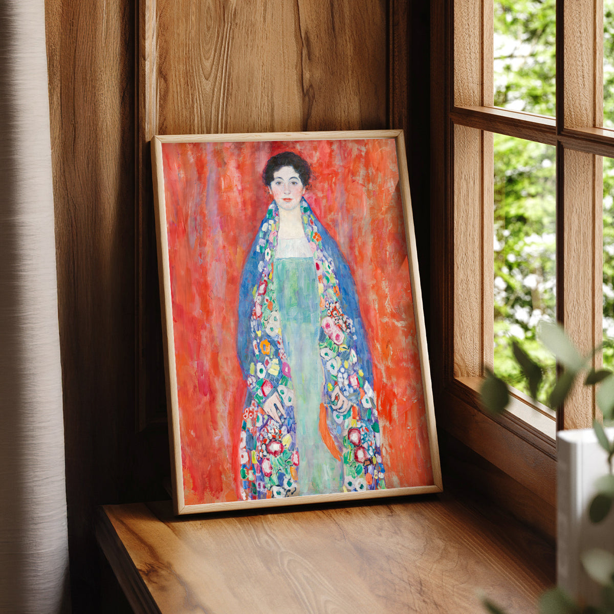 Gustav Klimt Portrait of Fraulein Lieser Art Print — artwork preview 7