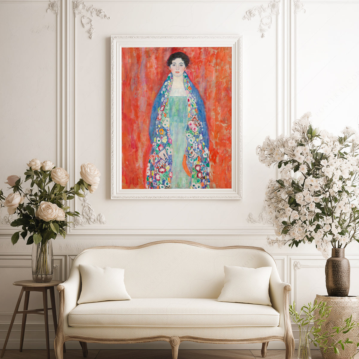 Gustav Klimt Portrait of Fraulein Lieser Art Print — artwork preview 17