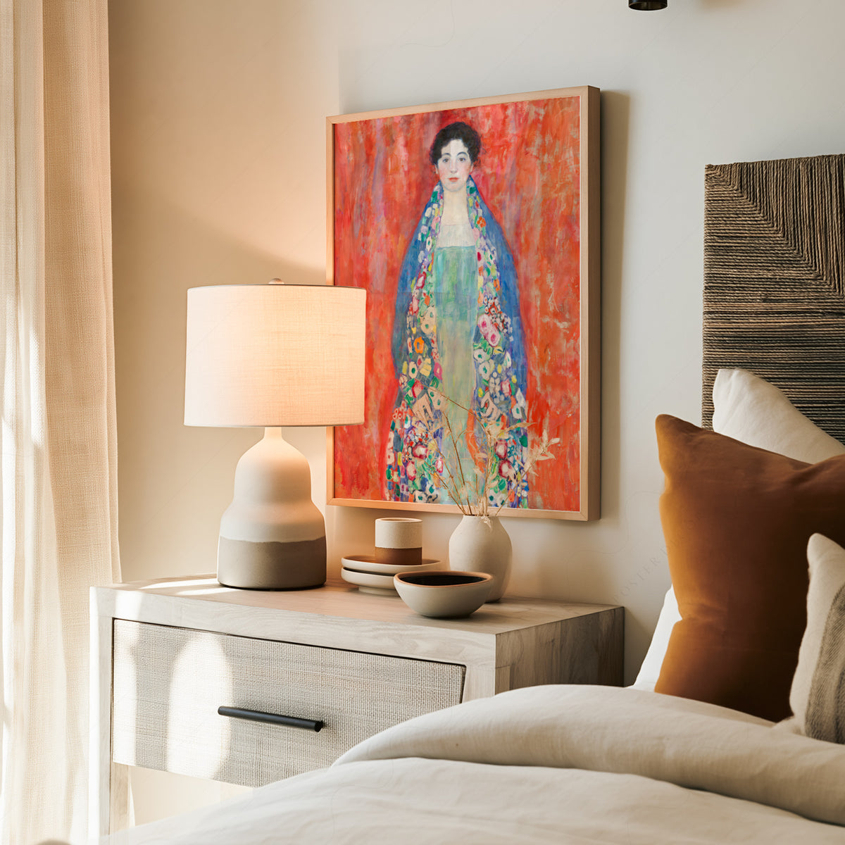 Gustav Klimt Portrait of Fraulein Lieser Art Print — artwork preview 19