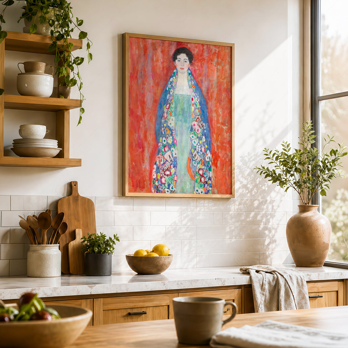 Gustav Klimt Portrait of Fraulein Lieser Art Print — artwork preview 23