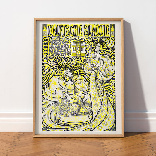 Jan Toorop Delftsche Slaolie Decorative Poster Art Print — artwork preview 2