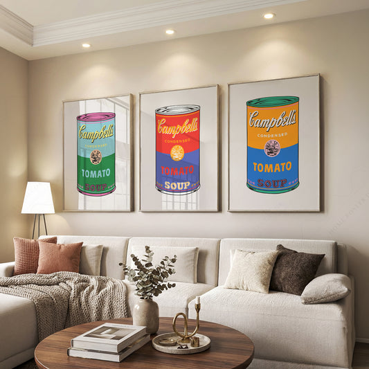 Andy Warhol Campbell's Soup Cans Print Set – Pop Art Kitchen Wall Decor — artwork preview 7