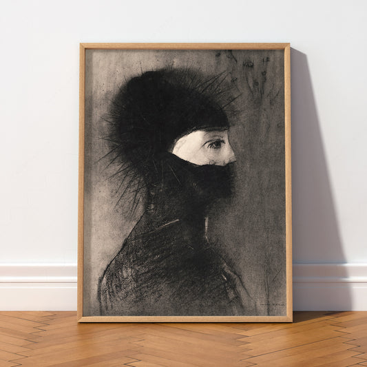 Odilon Redon Armor 1891 Art Print – Dark Symbolist Wall Poster — artwork preview 2
