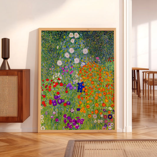 Gustav Klimt Bauerngarten Flower Garden Art Print – Vibrant Wall Decor — artwork preview 5