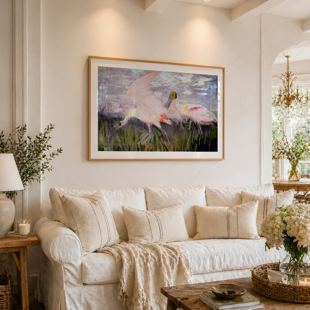 Abbott Handerson Thayer Flamingos Art Print — artwork preview 6