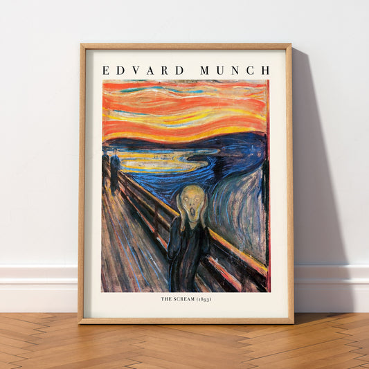 Edvard Munch The Scream Art Print – Expressionist Wall Art Poster – 51-01 — artwork preview 2