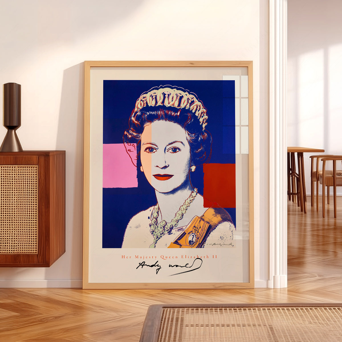 Andy Warhol Queen Elizabeth II Pop Art Print – Modern Wall Art Poster – 20-02 — artwork preview 5