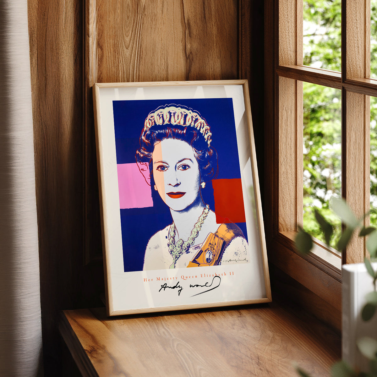 Andy Warhol Queen Elizabeth II Pop Art Print – Modern Wall Art Poster – 20-02 — artwork preview 7