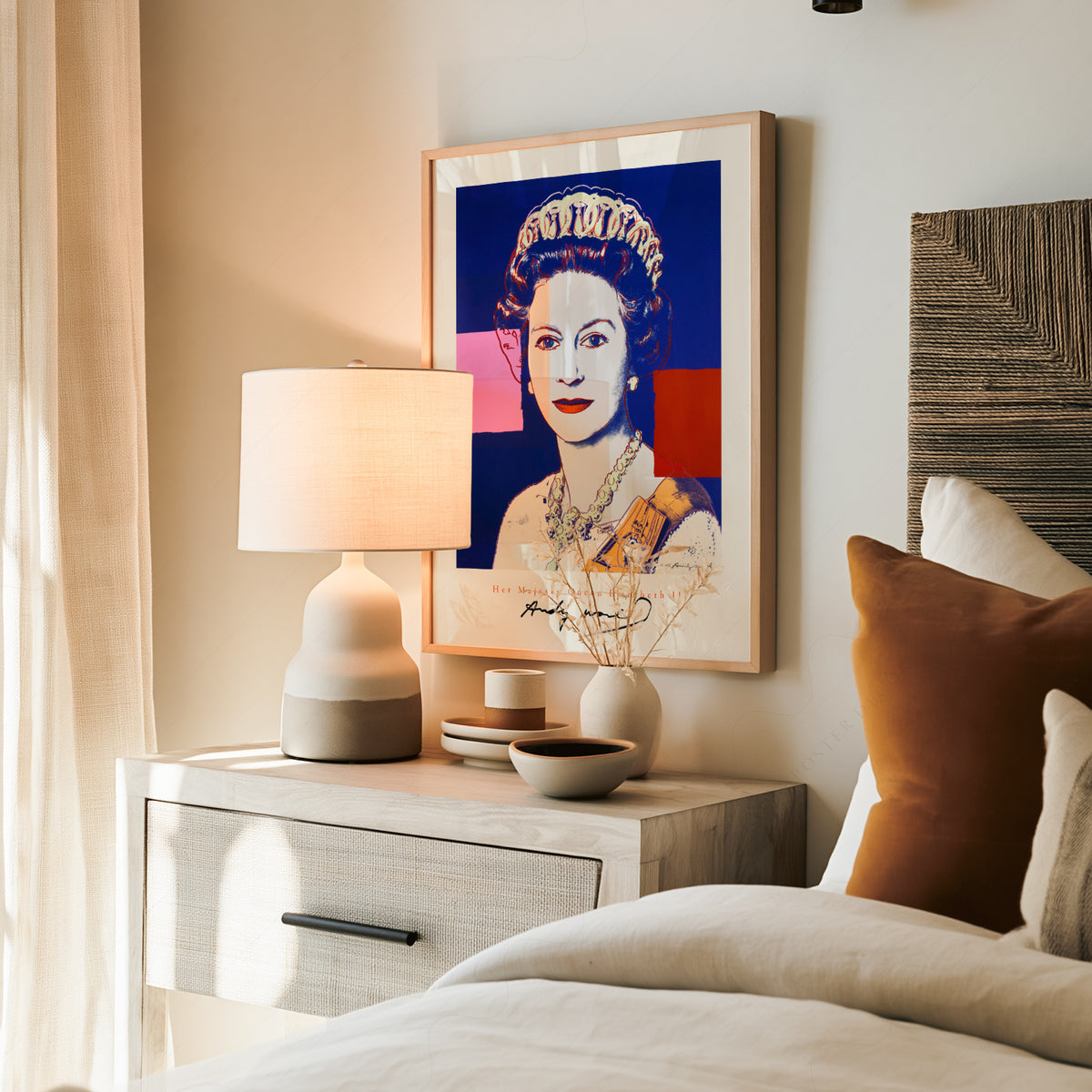 Andy Warhol Queen Elizabeth II Pop Art Print – Modern Wall Art Poster – 20-02 — artwork preview 19