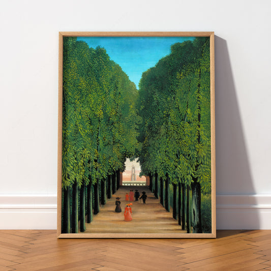 Henri Rousseau The Avenue in the Park at Saint Cloud Print – Nature Wall Art – 10-09 — artwork preview 2