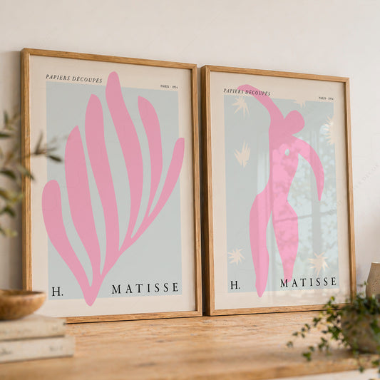 Henri Matisse Papiers Découpés Set of 2 Prints – Modern Wall Art – 01-10 — artwork preview 8