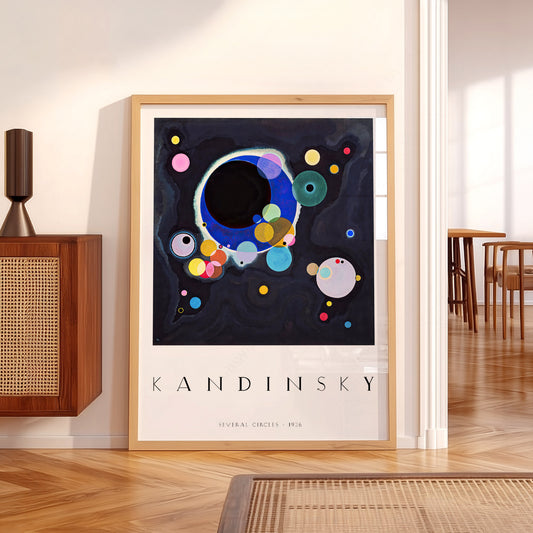 Wassily Kandinsky Several Circles Art Print – Abstract Wall Art Poster – 35-05 — artwork preview 5