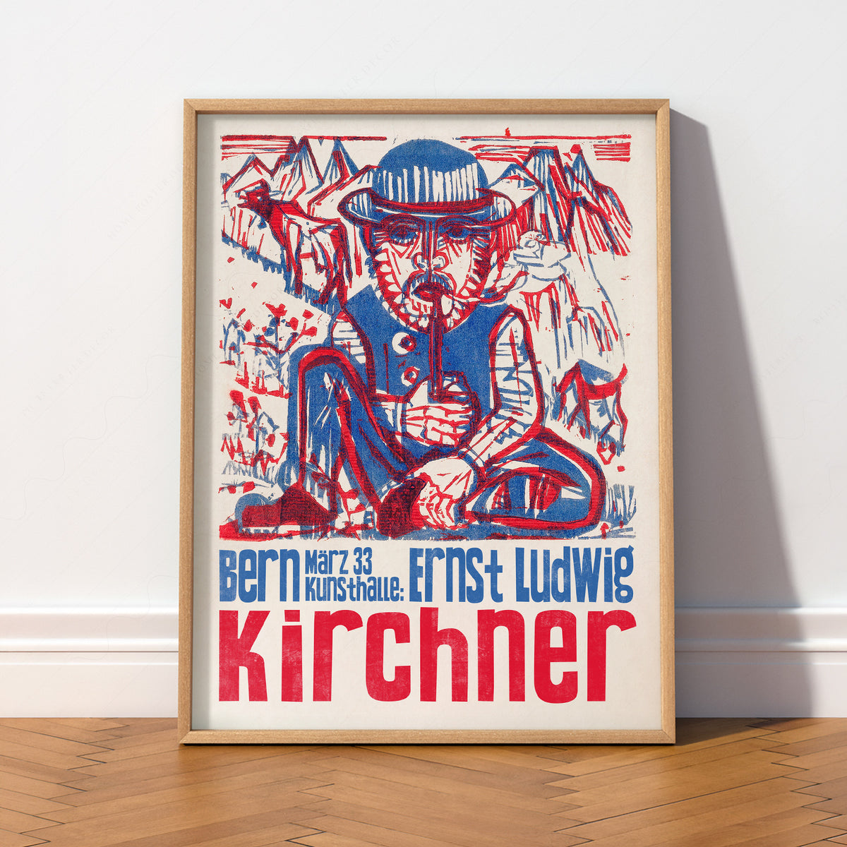Ernst Ludwig Kirchner Exhibition Poster Print – Expressionist Wall Art – 48-03 — artwork preview 2