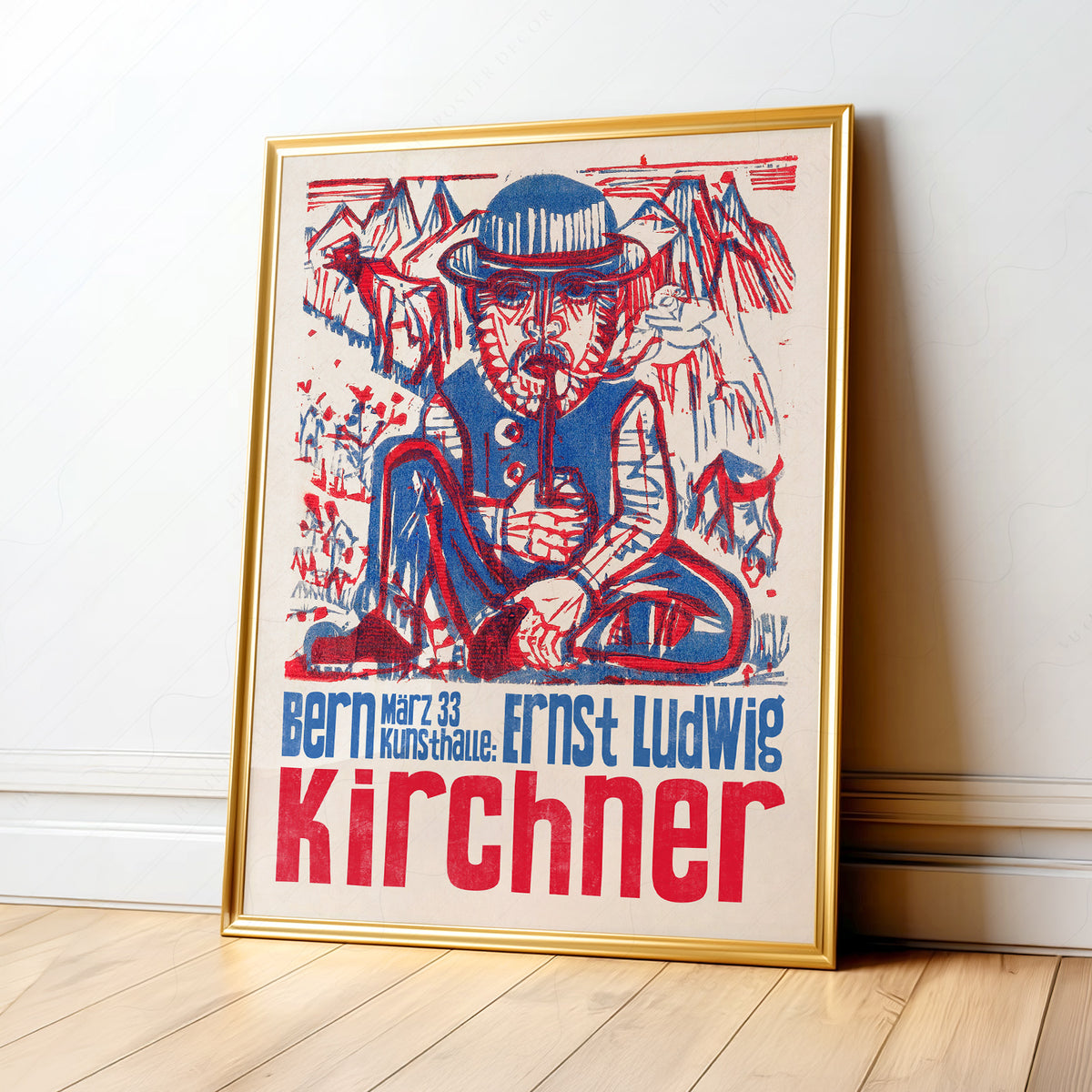 Ernst Ludwig Kirchner Exhibition Poster Print – Expressionist Wall Art – 48-03 — artwork preview 1