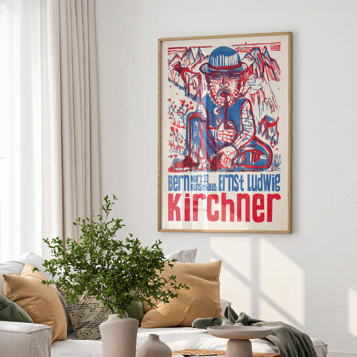 Ernst Ludwig Kirchner Exhibition Poster Print – Expressionist Wall Art – 48-03 — artwork preview 6