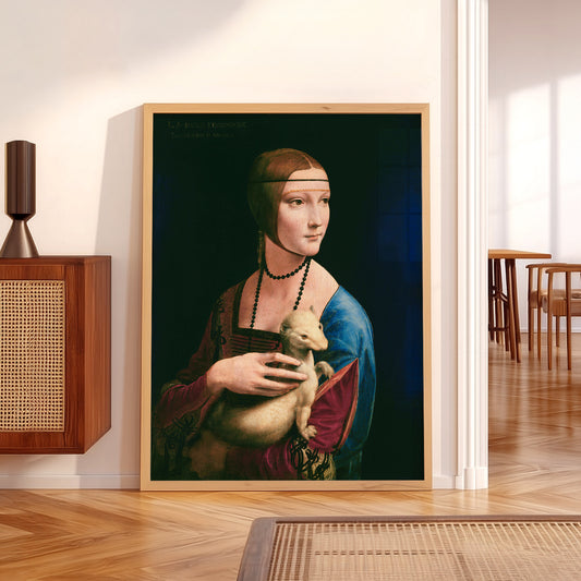 Leonardo da Vinci Lady with an Ermine Print – Renaissance Wall Art – 61-05 — artwork preview 5