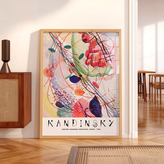 Wassily Kandinsky Abstract Art Print – Centre Pompidou Exhibition Poster – 35-01 — artwork preview 5