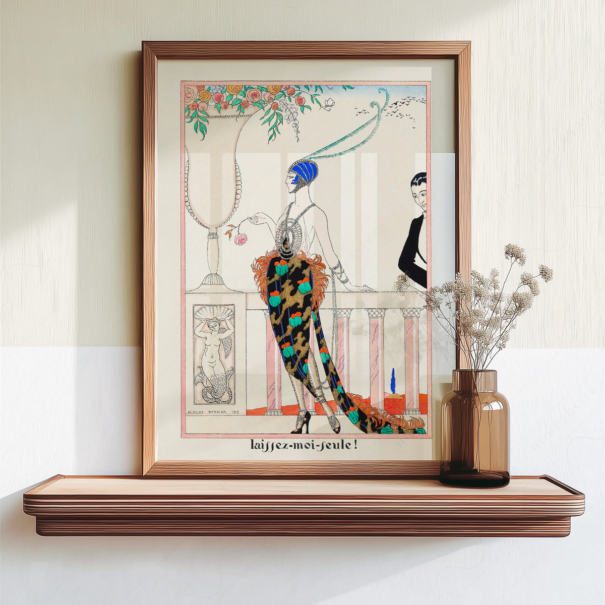 George Barbier Laissez-Moi Seule Art Print – Art Deco Fashion Poster – 19-05 — artwork preview 18