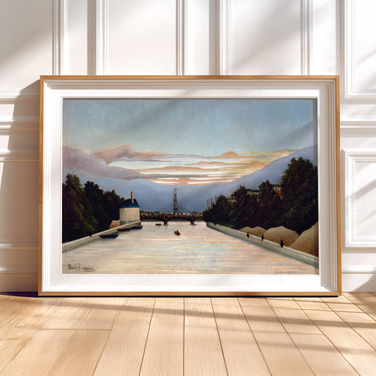 Henri Rousseau View towards the Eiffel Tower Art Print — artwork preview 5
