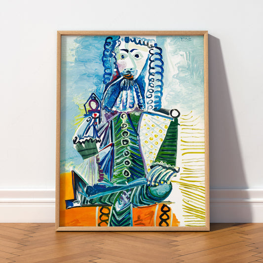 Pablo Picasso Mousquetaire à la Pipe Art Print – Cubist Wall Decor — artwork preview 2