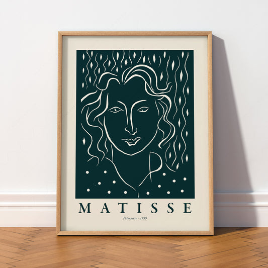Henri Matisse Primavera 1938 Art Print – Modern Portrait Wall Decor — artwork preview 2