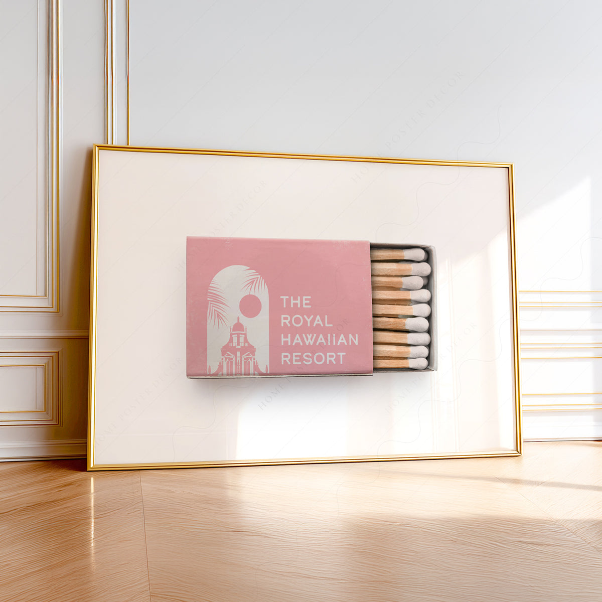Royal Hawaiian Matchbox Art Print — artwork preview 1