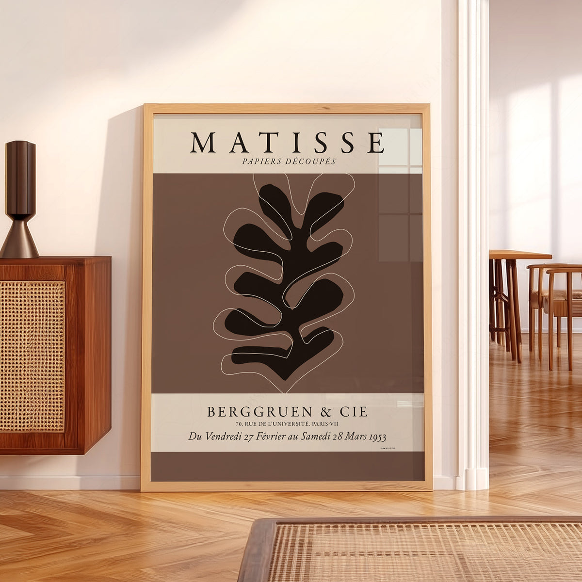 Henri Matisse Papiers Découpés Exhibition Poster – Modern Wall Art — artwork preview 5