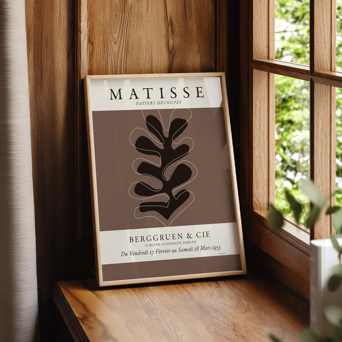 Henri Matisse Papiers Découpés Exhibition Poster – Modern Wall Art — artwork preview 7