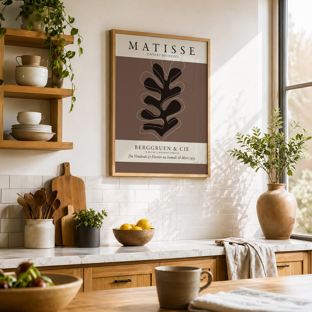 Henri Matisse Papiers Découpés Exhibition Poster – Modern Wall Art — artwork preview 23