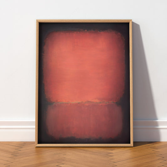Mark Rothko Untitled Red and Black Art Print – Abstract Wall Poster — artwork preview 2