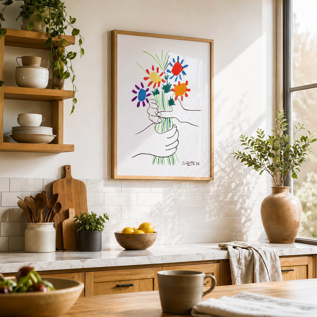 Pablo Picasso The Flowers of Peace 1958 Art Print – Modern Wall Decor — artwork preview 23