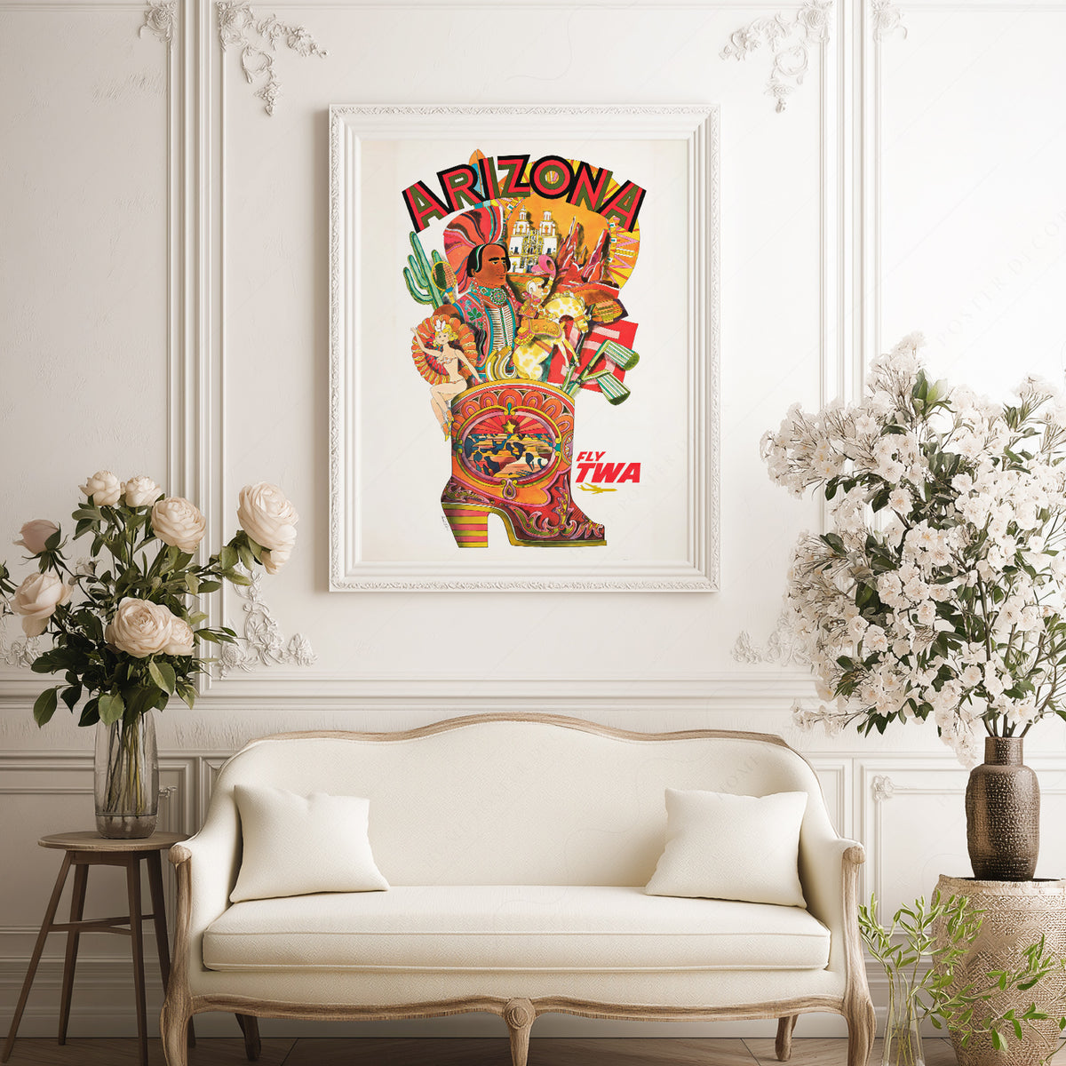 David Klein Arizona Travel Poster Art Print — artwork preview 17