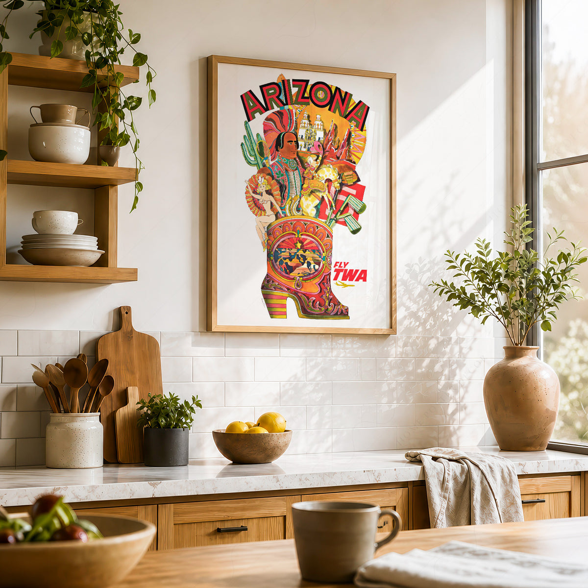 David Klein Arizona Travel Poster Art Print — artwork preview 23