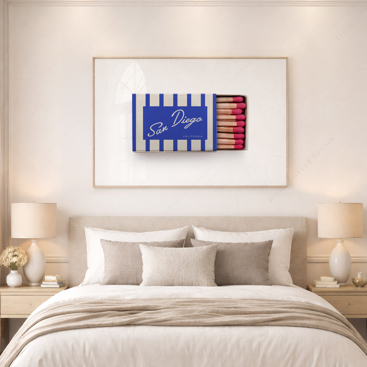 San Diego Matchbox Art Print — artwork preview 17
