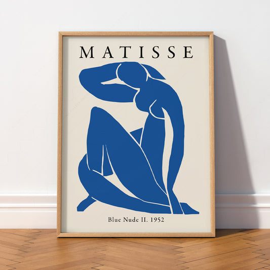 Henri Matisse Blue Nude II Art Print – Modern Cut-Out Wall Poster — artwork preview 2