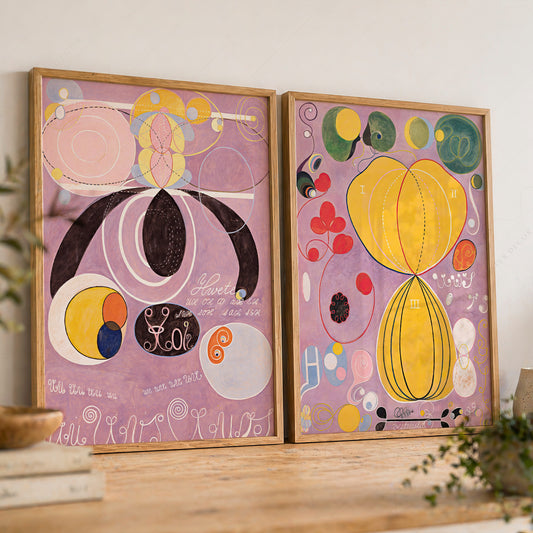 Hilma af Klint The Ten Largest Set of 2 Art Prints – Abstract Wall Art — artwork preview 8
