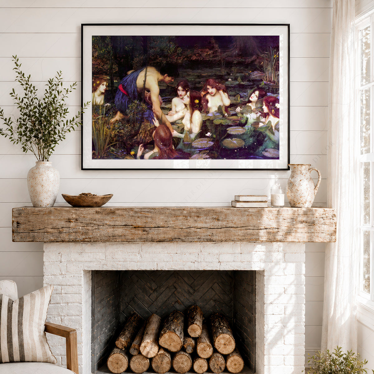 John William Waterhouse Hylas and the Nymphs Art Print — artwork preview 18