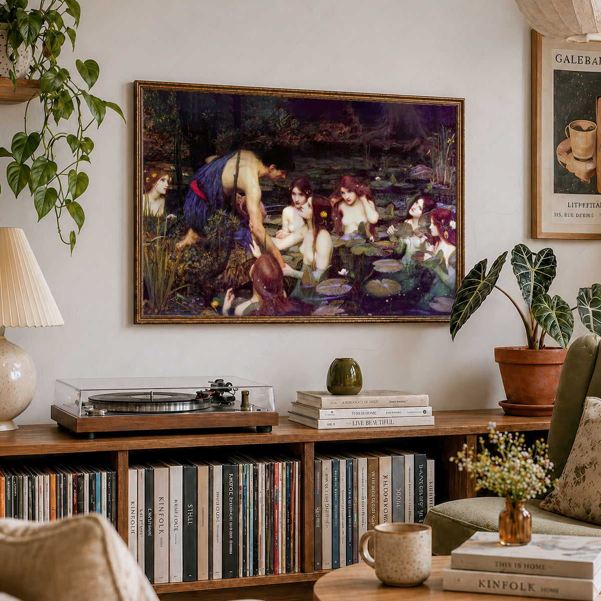 John William Waterhouse Hylas and the Nymphs Art Print — artwork preview 19
