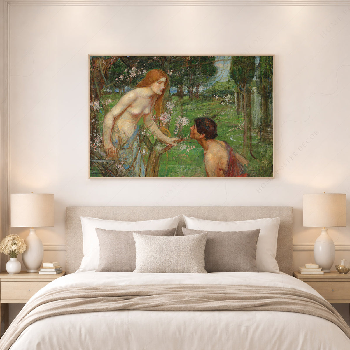 John William Waterhouse Woodland Figures Study Art Print — artwork preview 17
