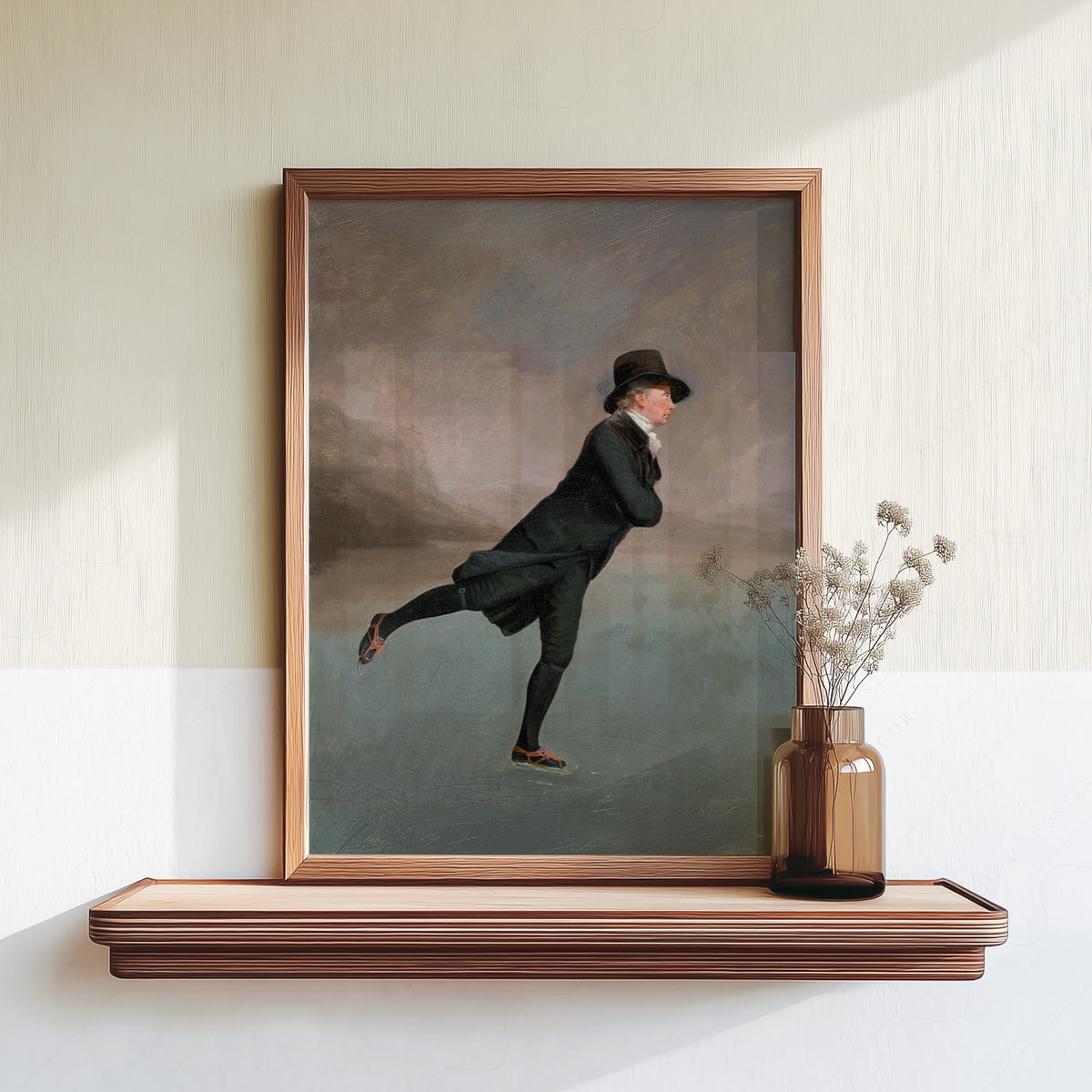 Skating on Duddingston Loch Art Print — artwork preview 18