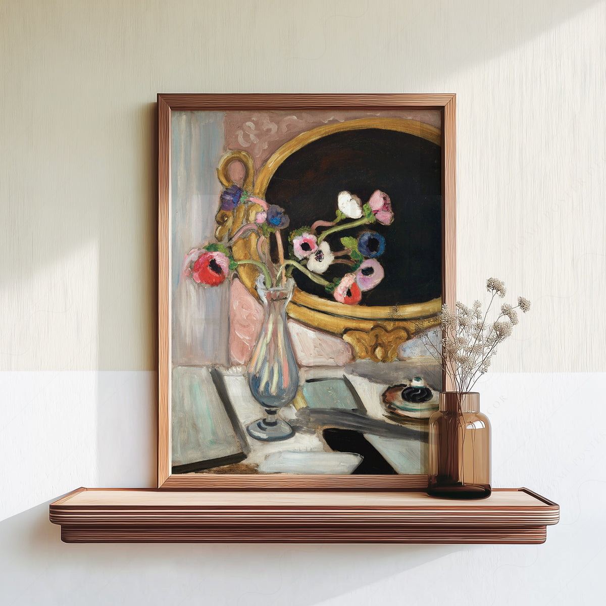 Henri Matisse Black Mirror Art Print – Floral Still Life Wall Poster – 01-01 — artwork preview 18