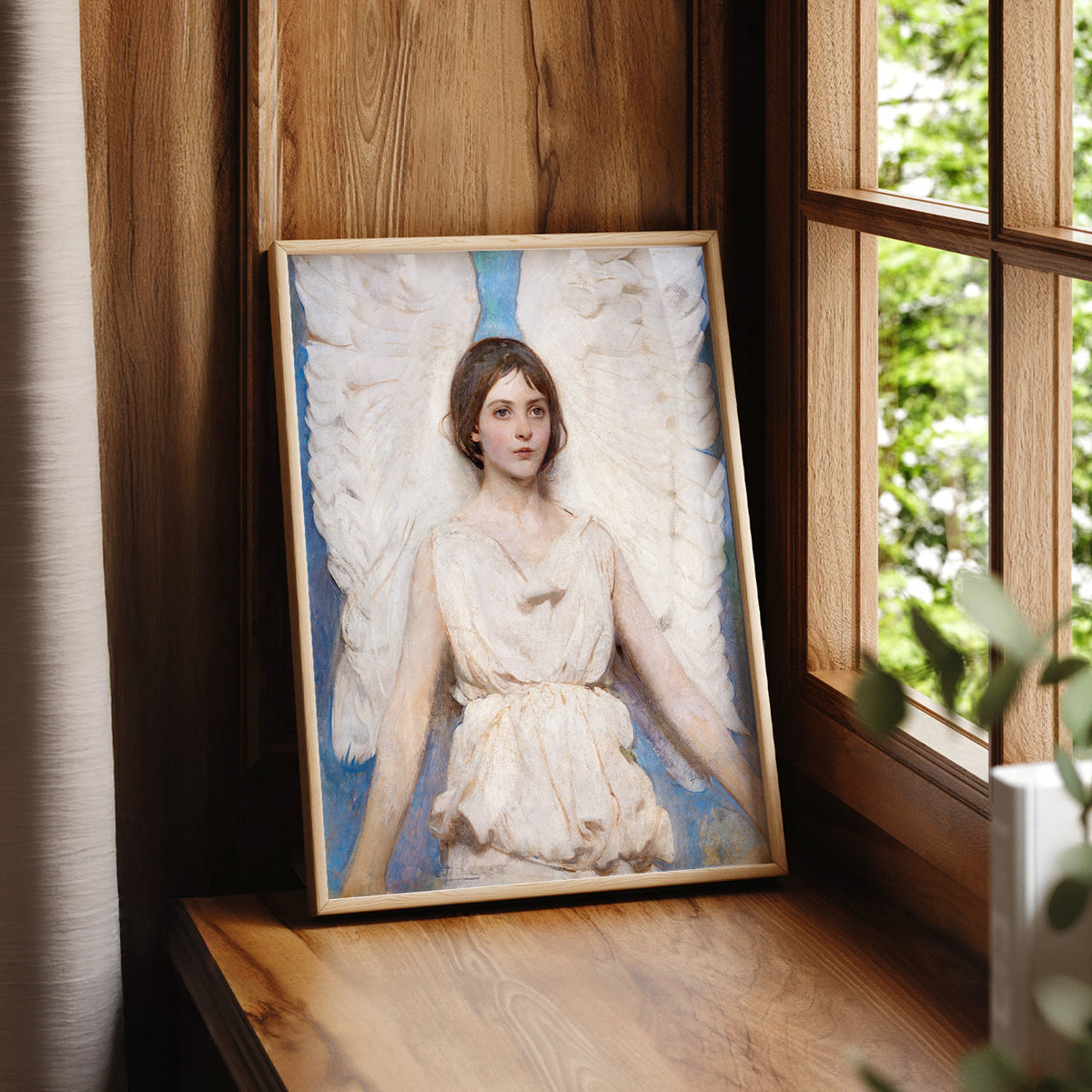 Abbott Handerson Thayer Angel Portrait Art Print — artwork preview 7