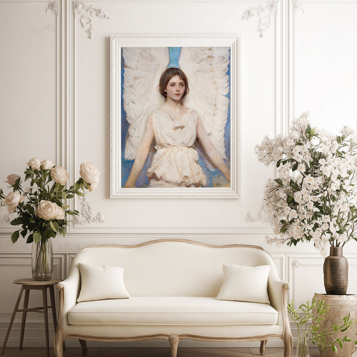 Abbott Handerson Thayer Angel Portrait Art Print — artwork preview 17