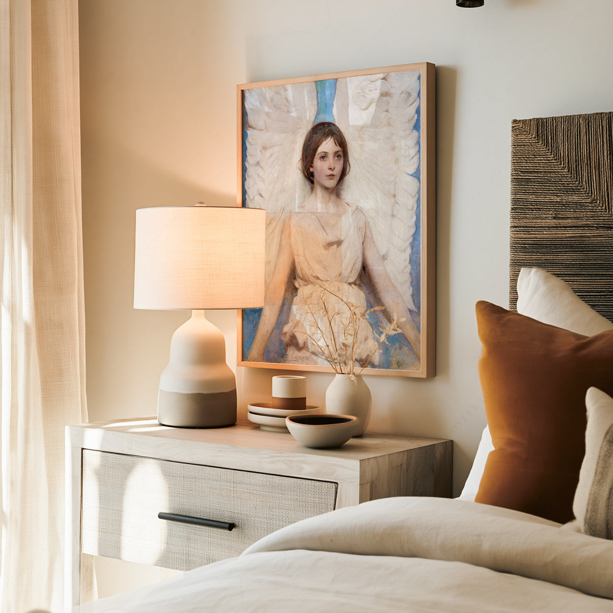Abbott Handerson Thayer Angel Portrait Art Print — artwork preview 19